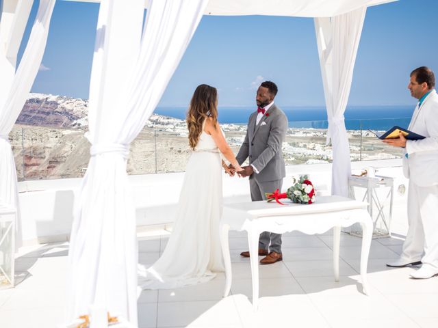 Terry  and Bianca &apos;s Wedding in Santorini, Greece 15