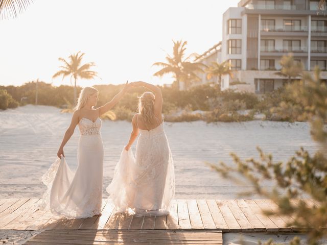 Mikayla and Brooke&apos;s Wedding in Cancun, Mexico 71