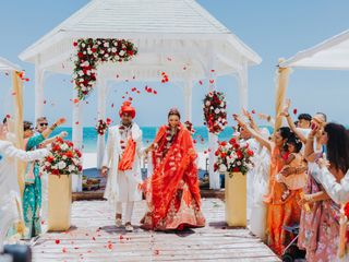 The wedding of Raluca and Deepak
