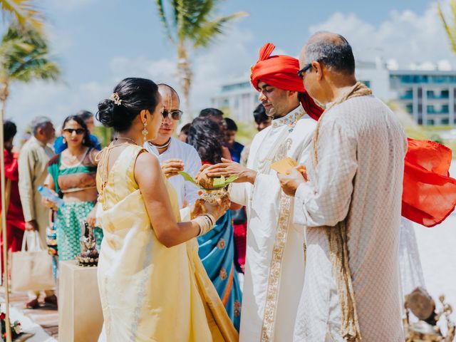 Deepak and Raluca&apos;s Wedding in Cancun, Mexico 60