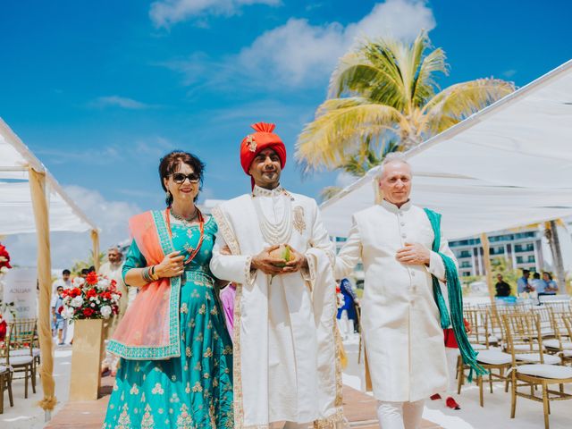 Deepak and Raluca&apos;s Wedding in Cancun, Mexico 62