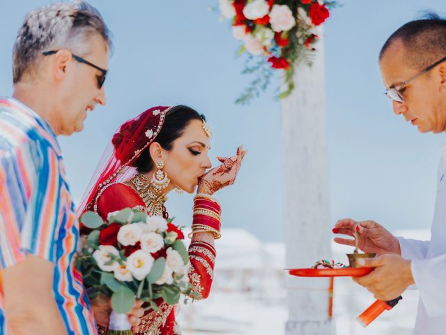 Deepak and Raluca&apos;s Wedding in Cancun, Mexico 70