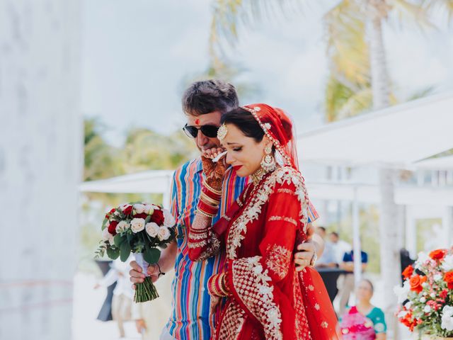 Deepak and Raluca&apos;s Wedding in Cancun, Mexico 72