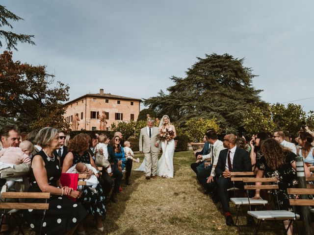 David and Claire&apos;s Wedding in Siena, Italy 116
