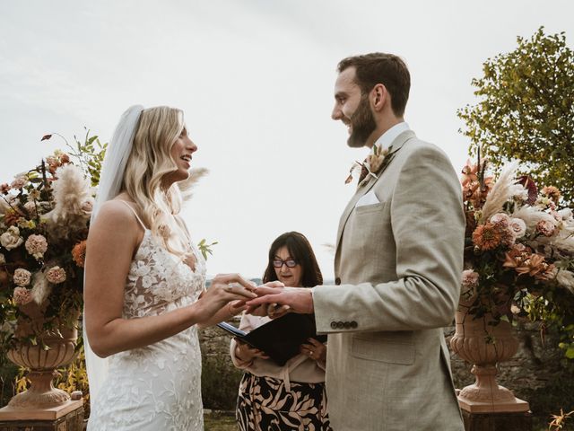 David and Claire&apos;s Wedding in Siena, Italy 129