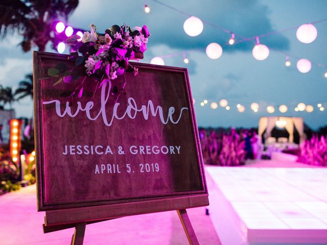 Gregory and Jessica's Wedding in Cancun, Mexico 76