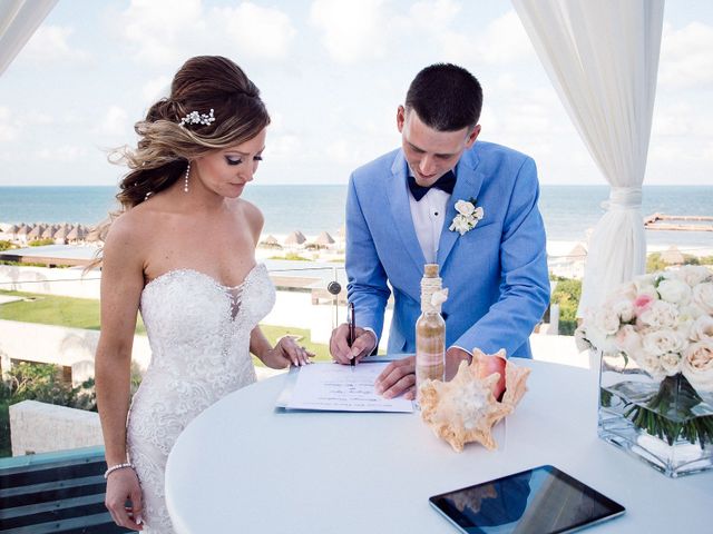 Gregory and Jessica's Wedding in Cancun, Mexico 40
