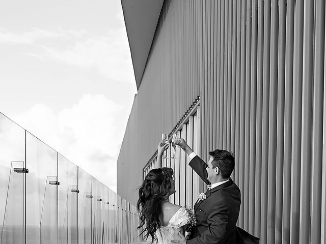 Tyler Hagan and Priscilla Lopez's Wedding in Cancun, Mexico 1