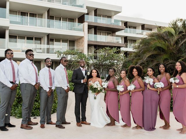 Antoine and Trilliah&apos;s Wedding in Cancun, Mexico 19