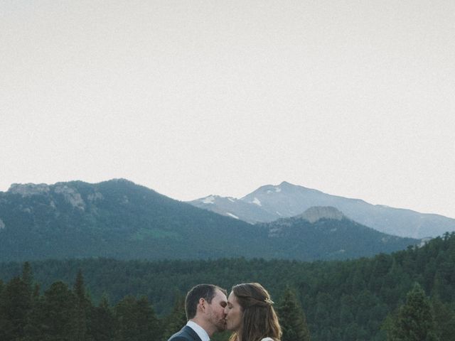 Matt and Carrie's Wedding in Allenspark, Colorado 18