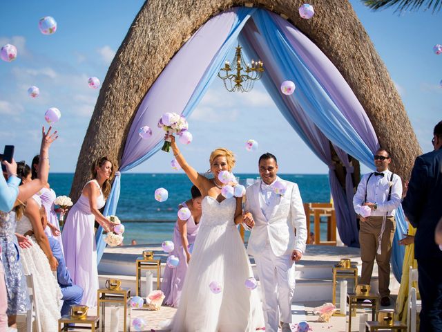 Rishi Malhan  and Claire Ann Cuarteros &apos;s Wedding in Cancun, Mexico 3
