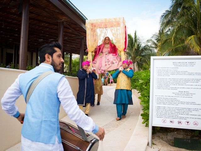 Rishi Malhan  and Claire Ann Cuarteros &apos;s Wedding in Cancun, Mexico 10