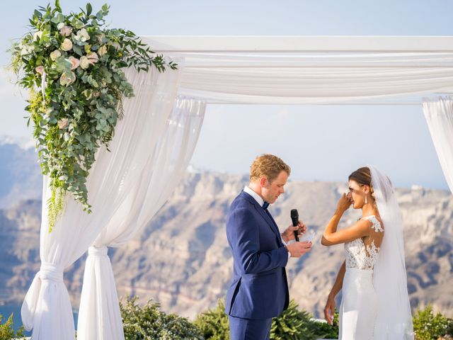 Elly and Nick&apos;s Wedding in Santorini, Greece 2