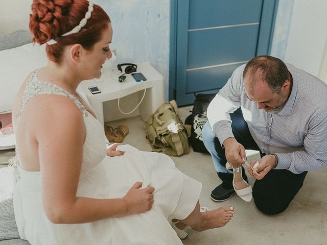 Bill and Natasha&apos;s Wedding in Santorini, Greece 93