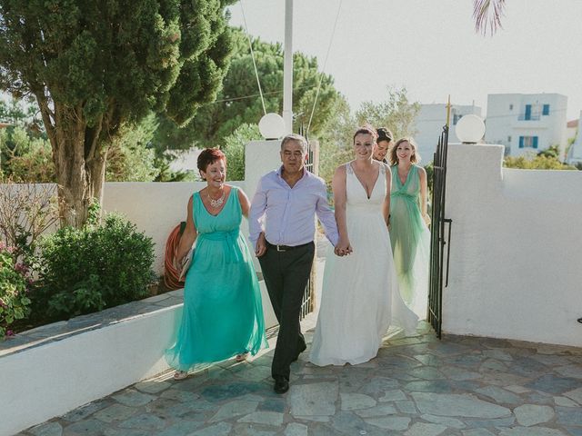 Bill and Natasha&apos;s Wedding in Santorini, Greece 102