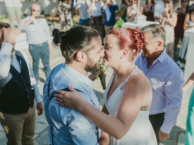 Bill and Natasha&apos;s Wedding in Santorini, Greece 104