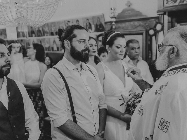 Bill and Natasha&apos;s Wedding in Santorini, Greece 106