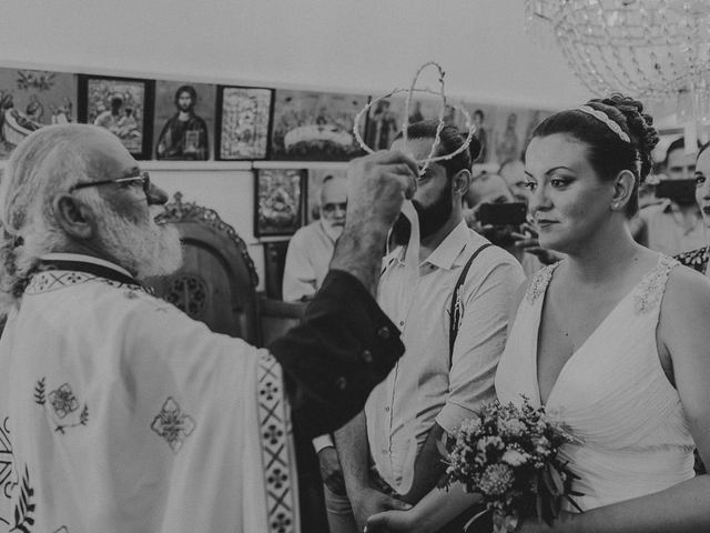 Bill and Natasha&apos;s Wedding in Santorini, Greece 110