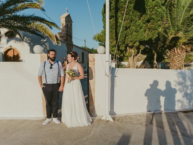 Bill and Natasha&apos;s Wedding in Santorini, Greece 121