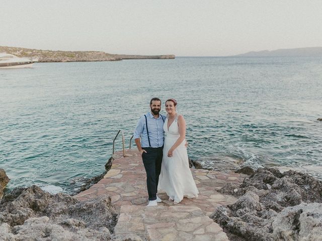 Bill and Natasha&apos;s Wedding in Santorini, Greece 127