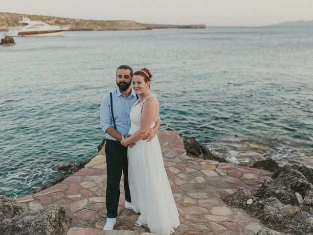 Bill and Natasha&apos;s Wedding in Santorini, Greece 128