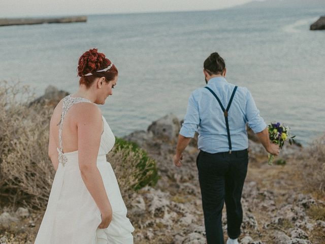 Bill and Natasha&apos;s Wedding in Santorini, Greece 140