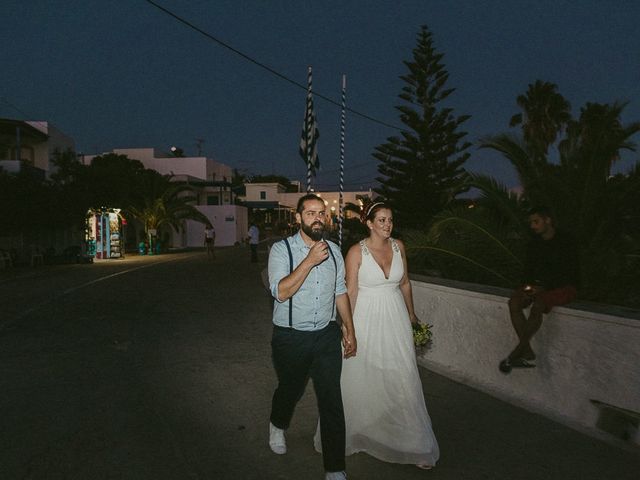 Bill and Natasha&apos;s Wedding in Santorini, Greece 149