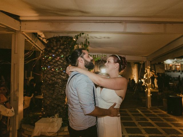 Bill and Natasha&apos;s Wedding in Santorini, Greece 152