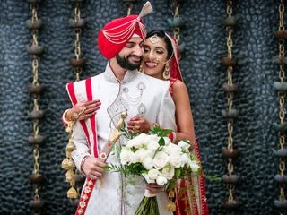 The wedding of Roshni and Nevan