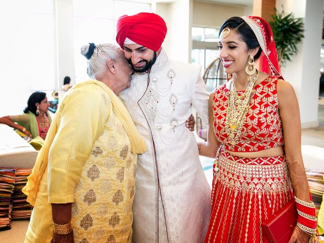 Nevan and Roshni&apos;s Wedding in Huntington Beach, California 405