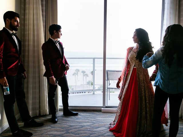 Nevan and Roshni&apos;s Wedding in Huntington Beach, California 430