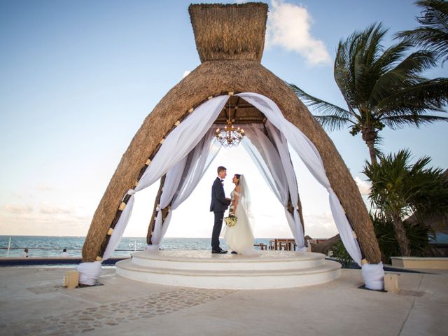 Ross and Jena&apos;s Wedding in Cancun, Mexico 16