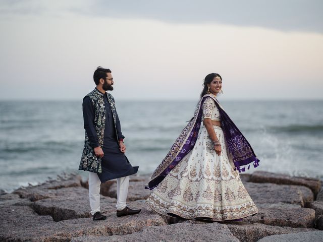 Nishant and Ekta&apos;s Wedding in Galveston, Texas 92