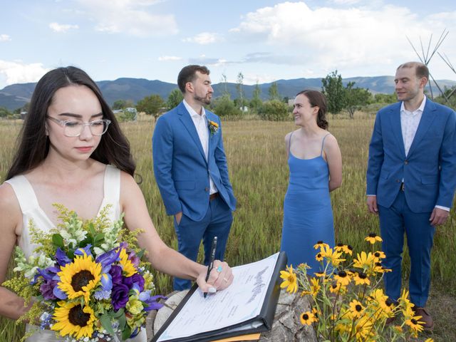 Stefan and Carolyn&apos;s Wedding in El Prado, New Mexico 50