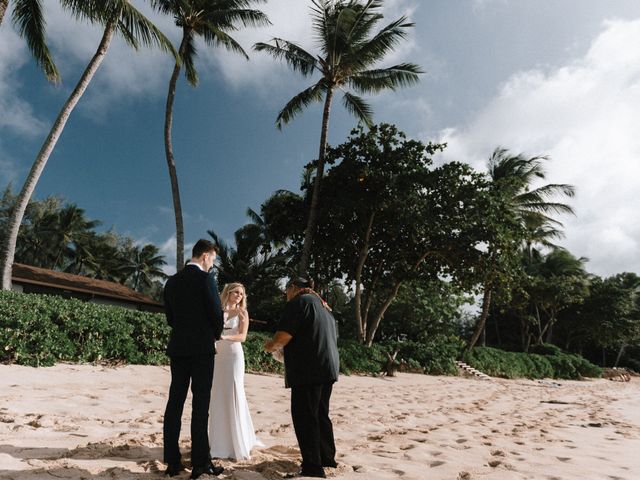Elliott and Becca&apos;s Wedding in Haleiwa, Hawaii 35