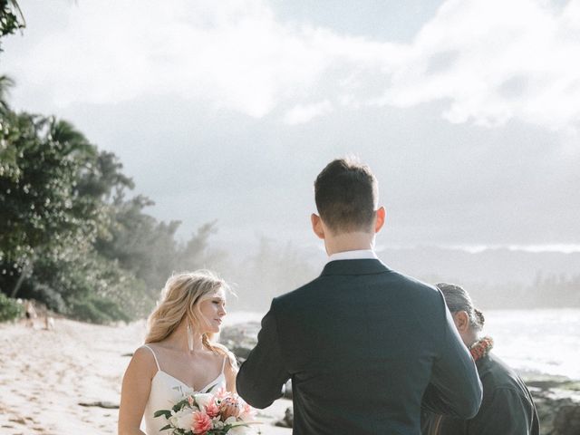 Elliott and Becca&apos;s Wedding in Haleiwa, Hawaii 36