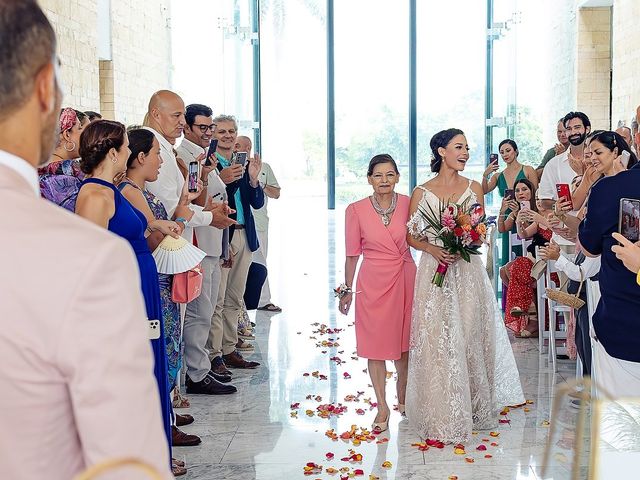 Raul and Erika's Wedding in Cancun, Mexico 36