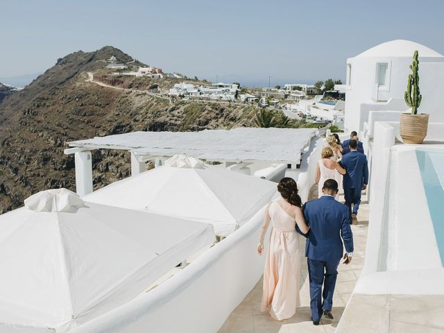 Russell and Katarina&apos;s Wedding in Santorini, Greece 55