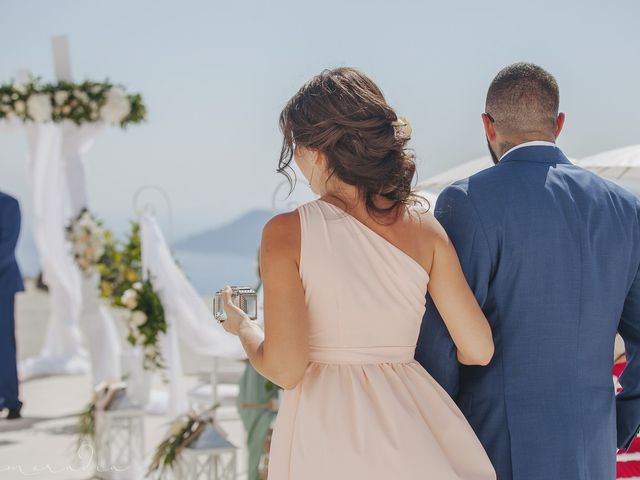 Russell and Katarina&apos;s Wedding in Santorini, Greece 59