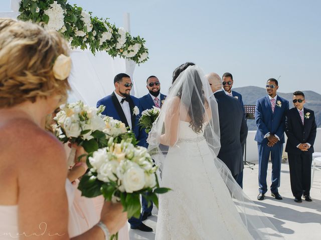 Russell and Katarina&apos;s Wedding in Santorini, Greece 68