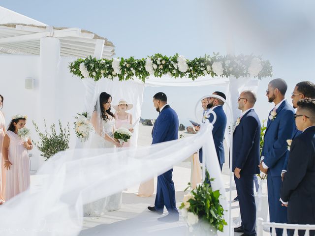 Russell and Katarina&apos;s Wedding in Santorini, Greece 72