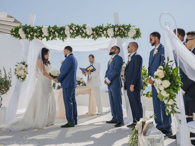 Russell and Katarina&apos;s Wedding in Santorini, Greece 75