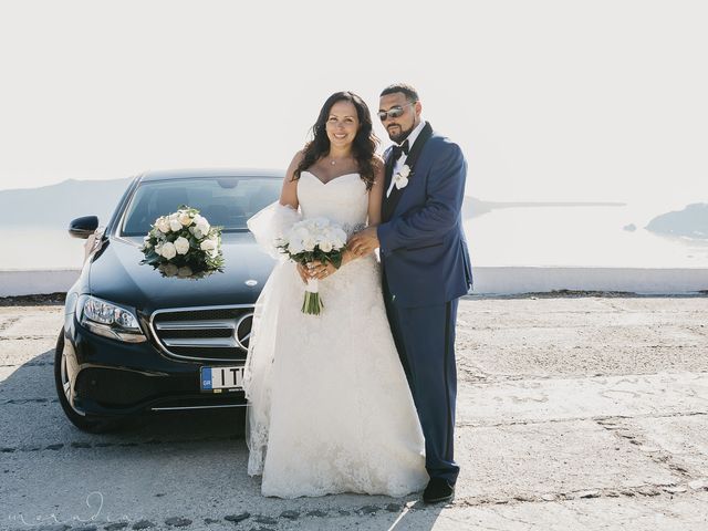 Russell and Katarina&apos;s Wedding in Santorini, Greece 100