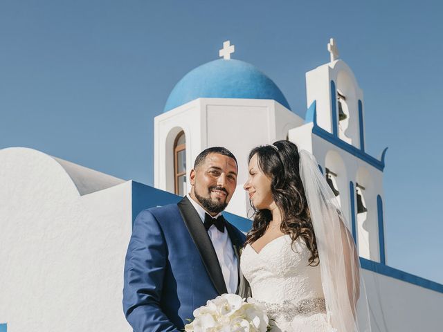 Russell and Katarina&apos;s Wedding in Santorini, Greece 102