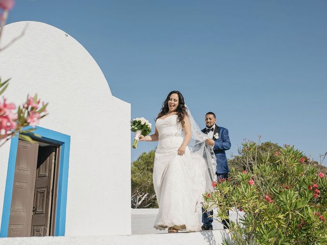 Russell and Katarina&apos;s Wedding in Santorini, Greece 103
