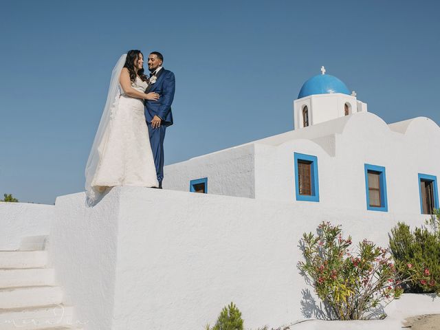 Russell and Katarina&apos;s Wedding in Santorini, Greece 105