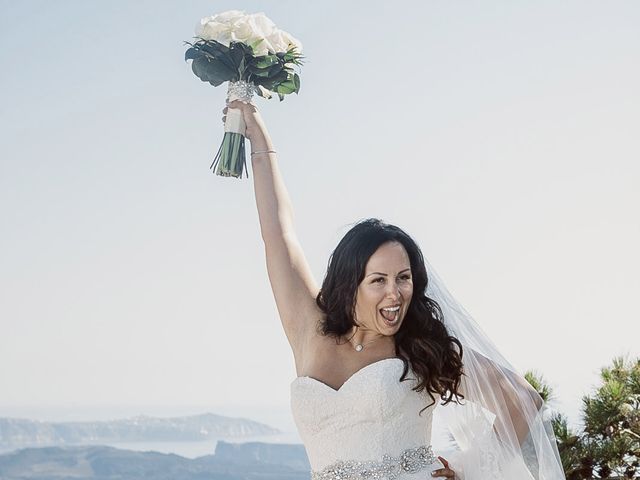 Russell and Katarina&apos;s Wedding in Santorini, Greece 118