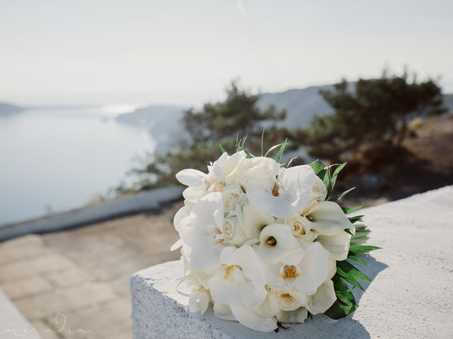 Russell and Katarina&apos;s Wedding in Santorini, Greece 125