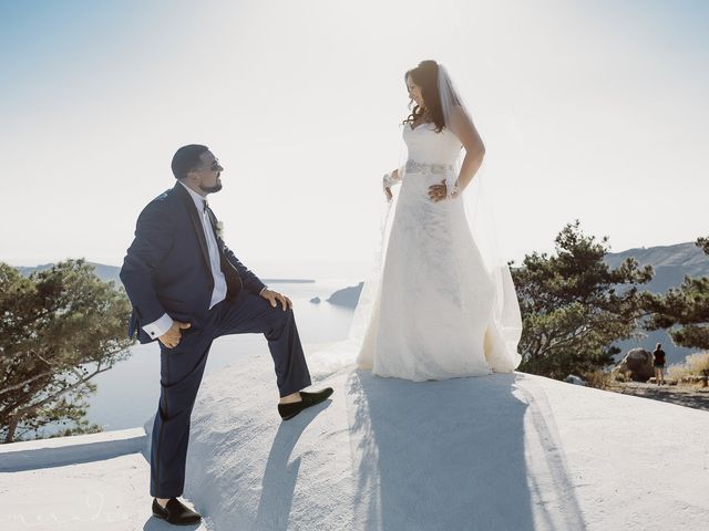 Russell and Katarina&apos;s Wedding in Santorini, Greece 133