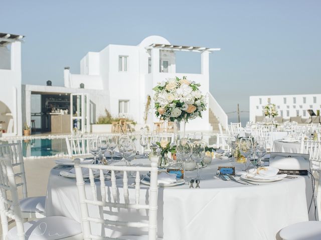 Russell and Katarina&apos;s Wedding in Santorini, Greece 136